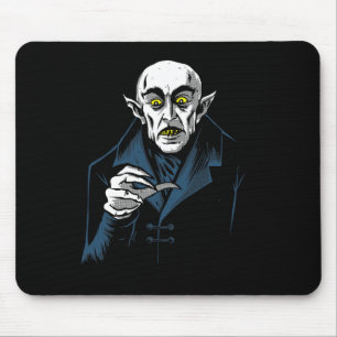 Alfombrilla De Ratón Drácula de terror de vampiro de Nosferatu Hallowee