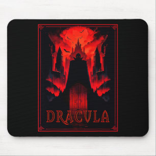 Alfombrilla De Ratón Dracula Gothic Horror Vampire Art -halloween Vampi