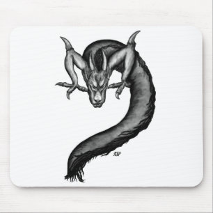 Alfombrilla De Ratón Dragón al estilo del tatuaje