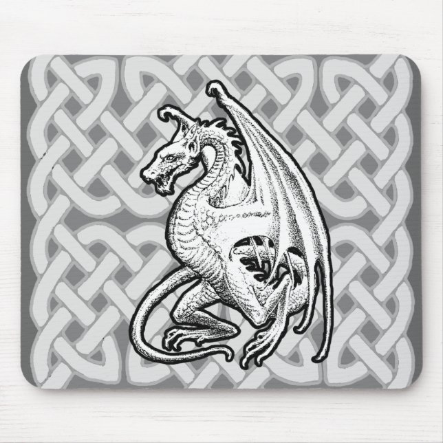 Alfombrilla De Ratón Dragón alado (Frente)