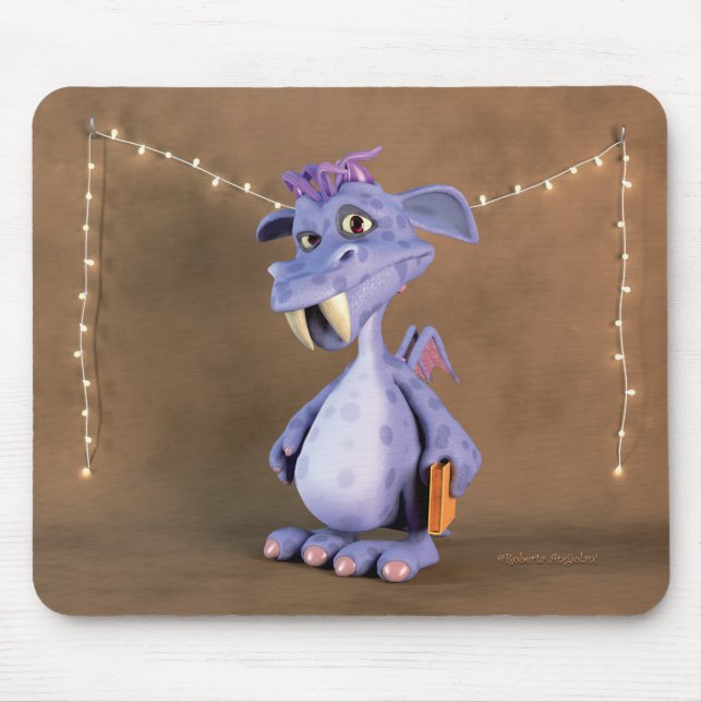 Alfombrilla De Ratón Dragón así así (Frente)