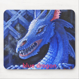 Alfombrilla De Ratón Dragón azul