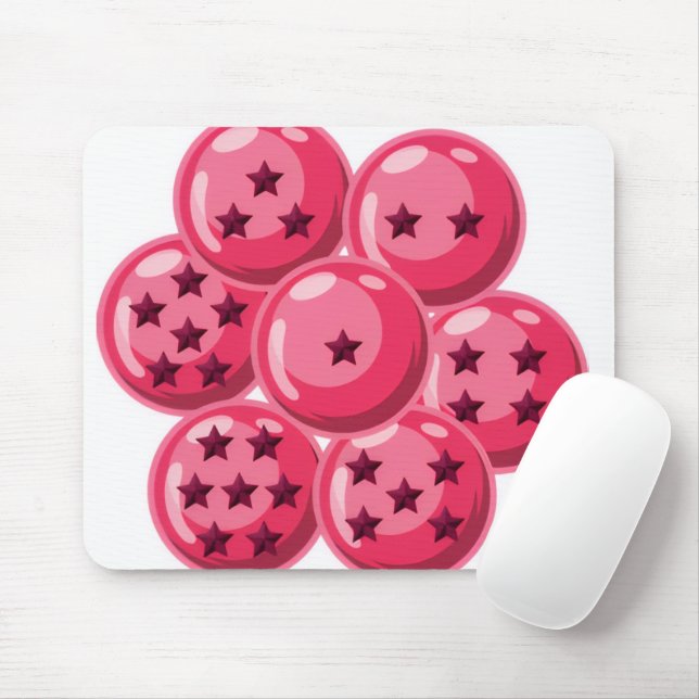 alfombrilla de ratón dragon ball rosa (Con ratón)