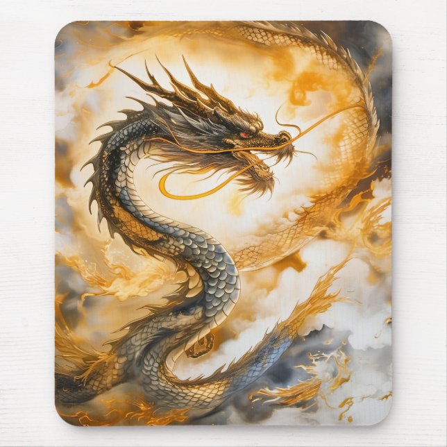 Alfombrilla De Ratón Dragón chino (Frente)