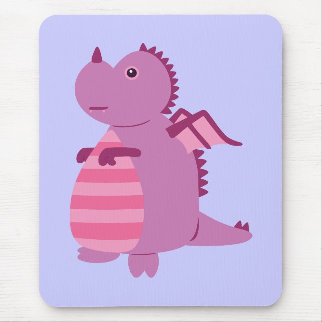 Alfombrilla De Ratón Dragón de Cute (Frente)