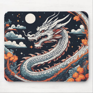 alfombrilla de ratón dragón de la noche