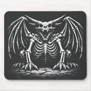 Alfombrilla De Ratón Dragón Esqueleto por BurnsInHell
