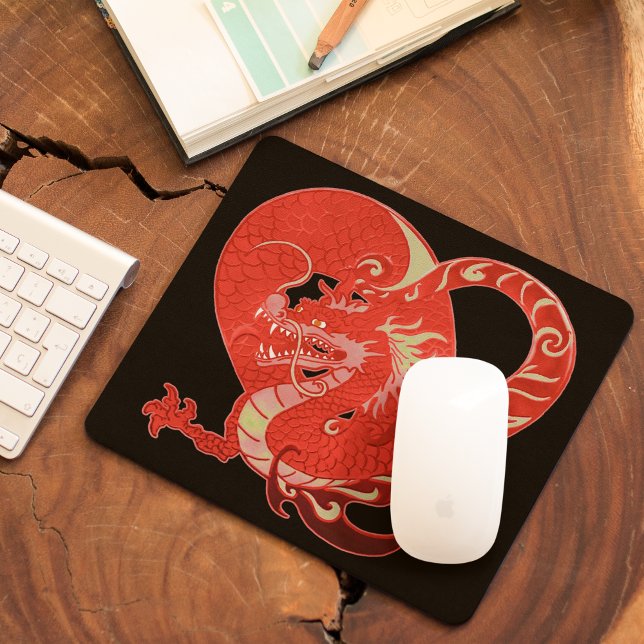 Alfombrilla De Ratón Dragon Heart Valentine (Dragon Heart Valentine Mouse Pad)