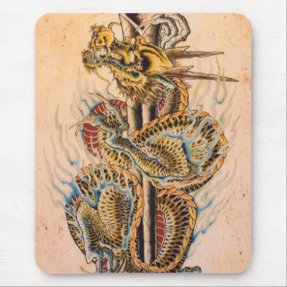 Alfombrilla De Ratón Dragón japonés