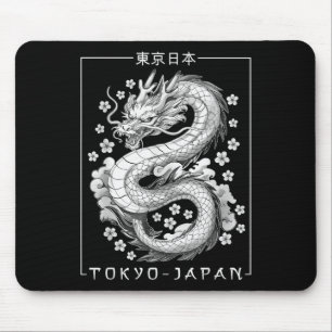 Alfombrilla De Ratón Dragón japonés Tokio Japón años 80 Ani mítico asiá