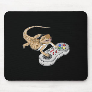 Alfombrilla De Ratón Dragón Jugando Videojuego Reptiles Pagona Gamers