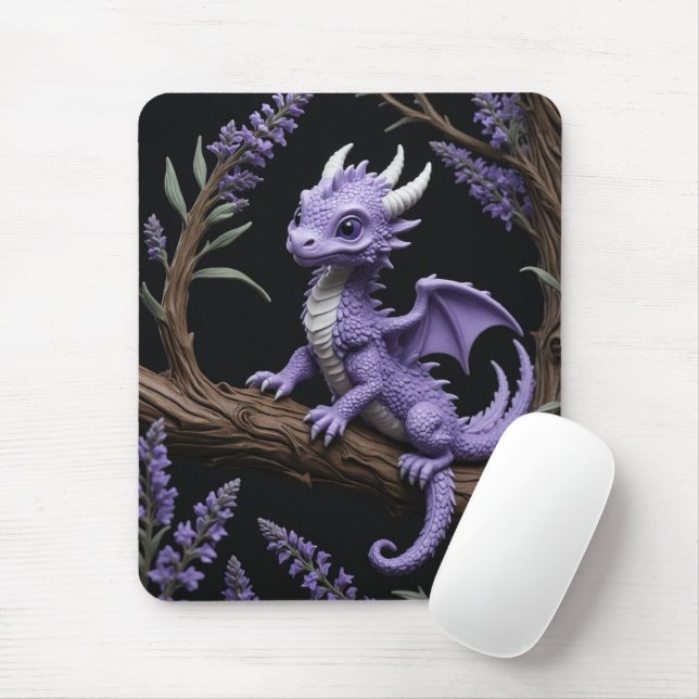 Alfombrilla De Ratón Dragon Mousepad (Con ratón)
