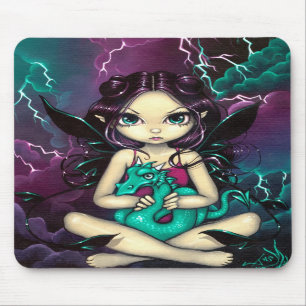 Alfombrilla De Ratón "Dragón" Mousepad de la tormenta del mascota