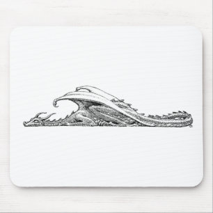 Alfombrilla De Ratón Dragón Mousepad el dormir
