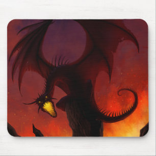 Alfombrilla De Ratón Dragón oscuro Mousepad