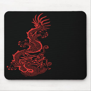 Alfombrilla De Ratón Dragón rojo Mousepad