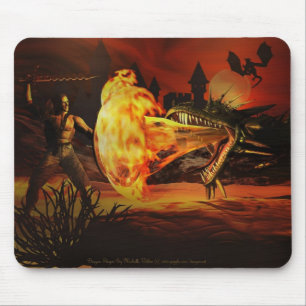 Alfombrilla De Ratón Dragon Slayer Por Michelle Wilder Mousepad