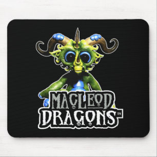 Alfombrilla De Ratón Dragón verde Mousepad del MD