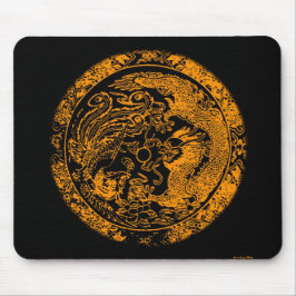 Alfombrilla De Ratón Dragón y Fénix Mousepad