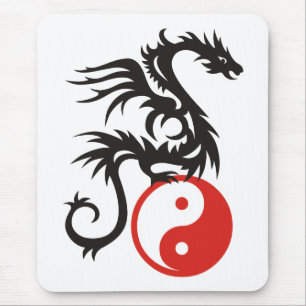 Alfombrilla De Ratón Dragón Yin & Yang
