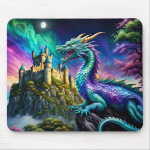 Alfombrilla De Ratón Dragones irlandeses protegen su tierra