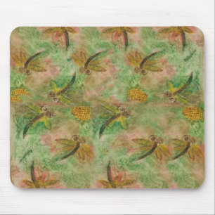 Alfombrilla De Ratón Dragonfly Cotton Candy