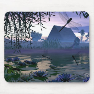 Alfombrilla De Ratón Dragonfly Pond Mousepad
