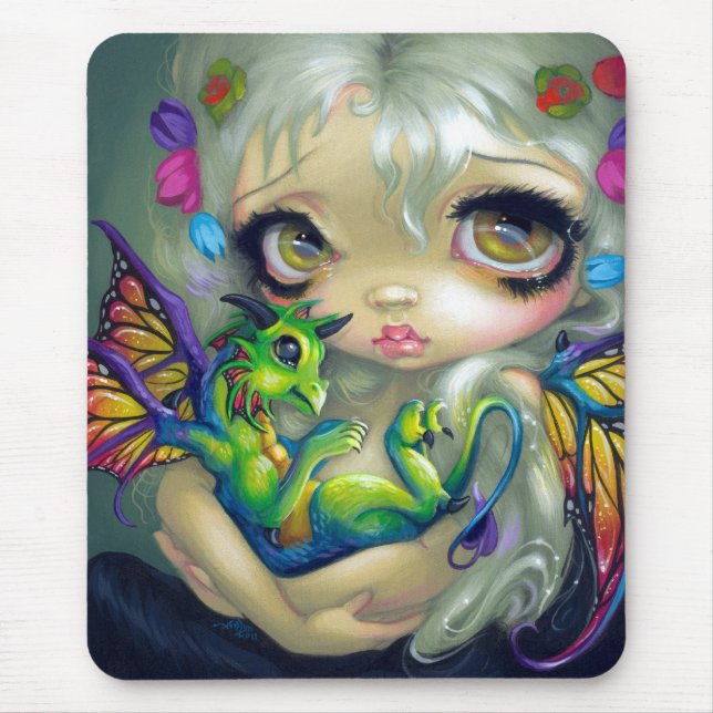 Alfombrilla De Ratón "Dragonling querido IV" Mousepad (Frente)