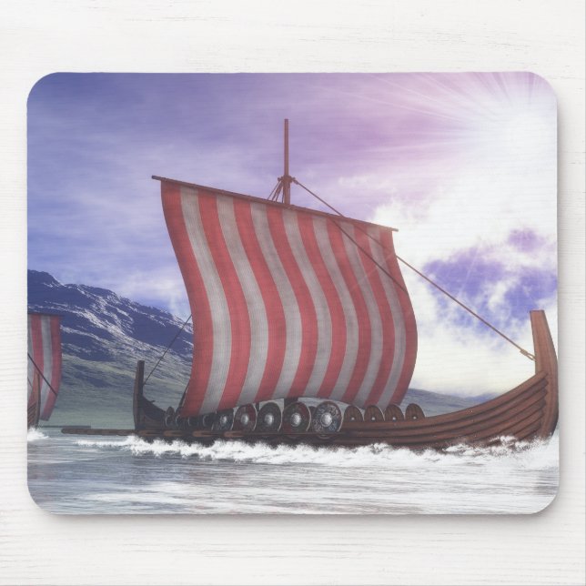 Alfombrilla De Ratón Drakkars - 3D rinden (Frente)