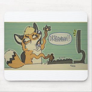 Alfombrilla De Ratón Drama peludo Mousepad