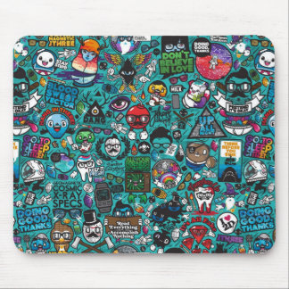 Alfombrilla De Ratón drawings_diversity_characters_signs_colorful_63651