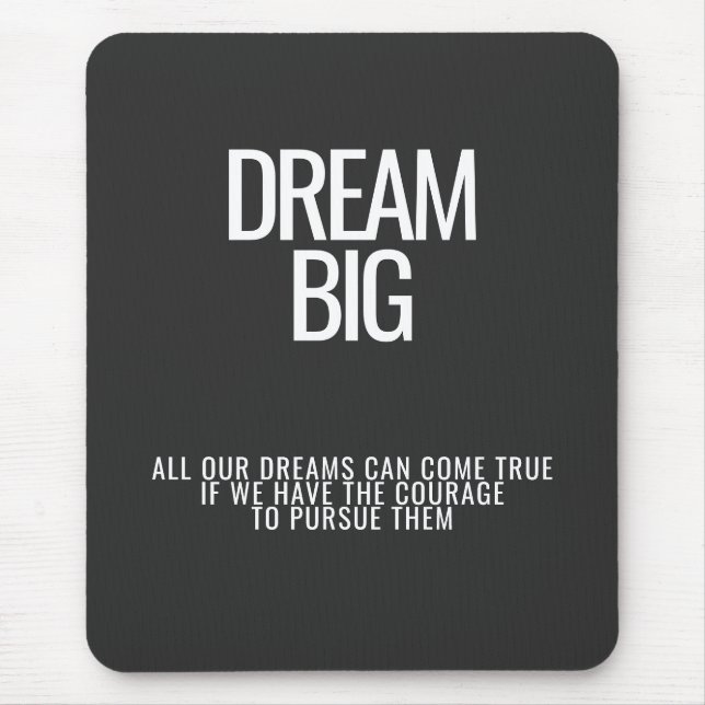 Alfombrilla De Ratón Dream Big Mousepad (Frente)