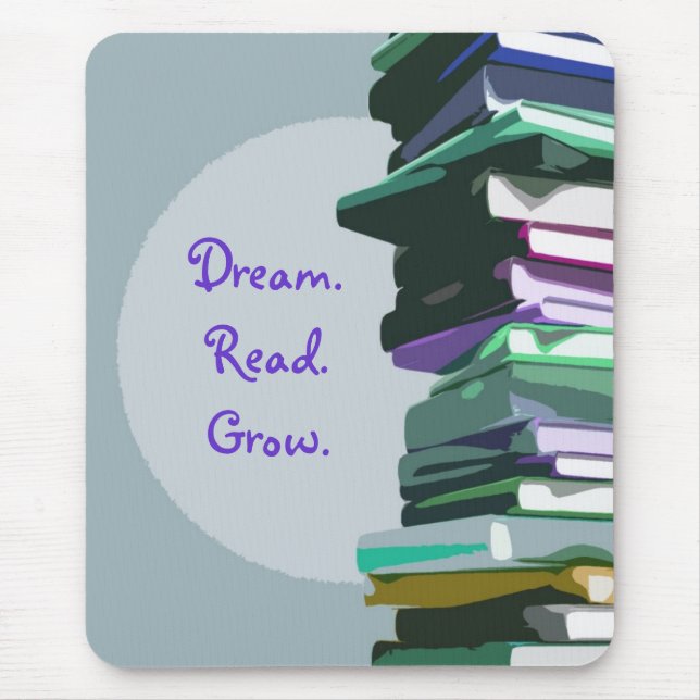 Alfombrilla De Ratón Dream.Read.Grow. Mousepad (Frente)