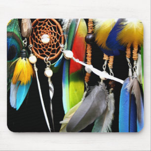 Alfombrilla De Ratón Dreamcatcher y plumas