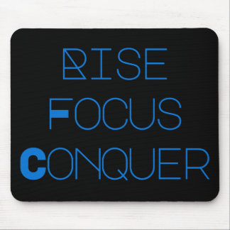 Alfombrilla De Ratón Dreamtech_Inc: Rise, Focus, Conquer Desk Mats