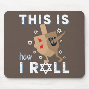 Alfombrilla De Ratón Dreidel Menorah Funny Hanukkah Gift Así Es Como Yo