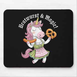 Alfombrilla De Ratón Drindl Bratwurst Magic Funny Kids de Alemania