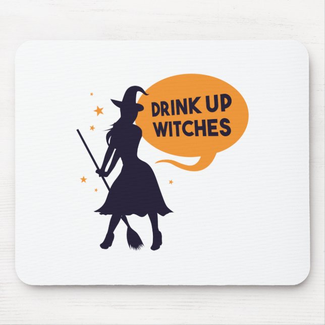 Alfombrilla De Ratón Drink Up Witches (Frente)