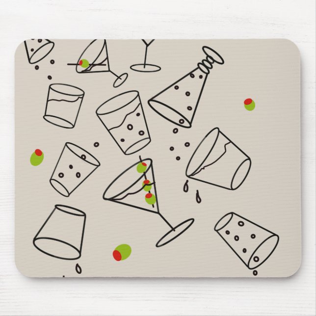 Alfombrilla De Ratón Drinks Mouse Pad (Frente)