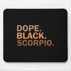 Alfombrilla De Ratón Drogas Negro Escorpio Melanina Africano Zodiaco Es
