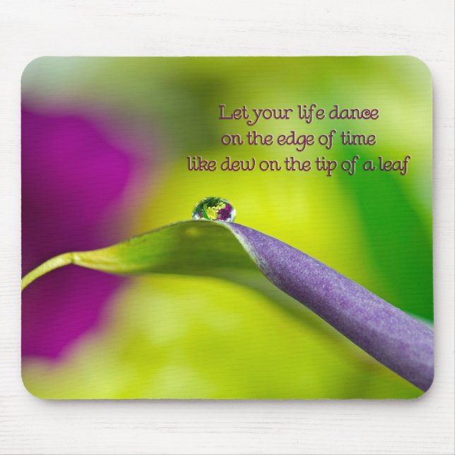 Alfombrilla De Ratón Droplet de agua (Frente)