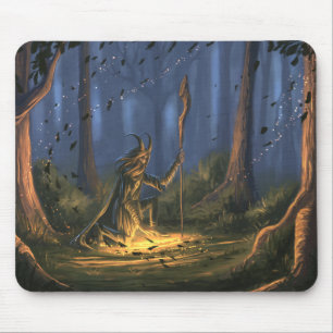 Alfombrilla De Ratón Druida en el bosque