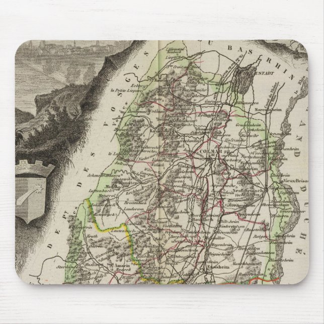 Alfombrilla De Ratón Du Haut Rhin (Frente)