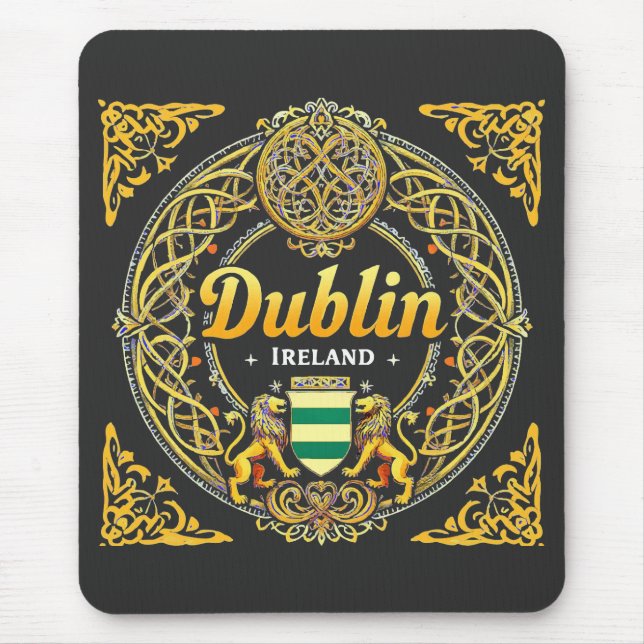 Alfombrilla De Ratón Dublín República de Irlanda (Frente)