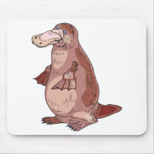 Alfombrilla De Ratón duckbill platypus