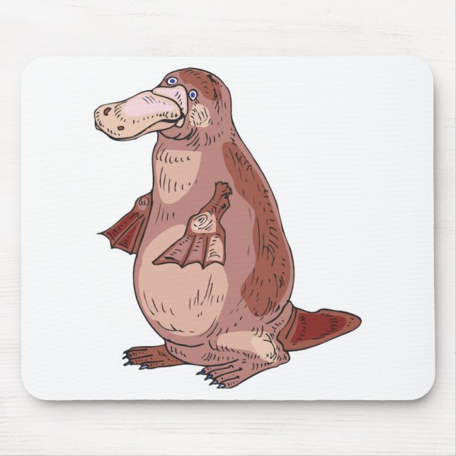 Alfombrilla De Ratón duckbill platypus (Frente)