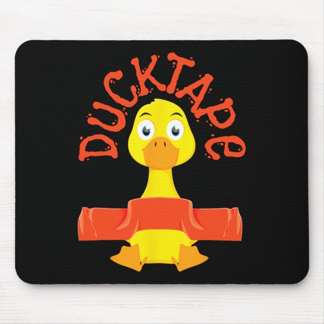 Alfombrilla De Ratón Ducktape Duck Funny Ducks Cuálido Granja Adorable  (Frente)
