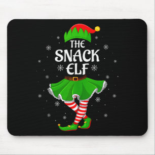 Alfombrilla De Ratón Duende De Snacks Navidad Familia Chicas Mujeres Eq