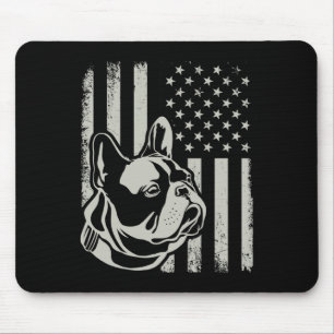 Alfombrilla De Ratón Dueño Patriótico de Bulldog Francés Amante de la B