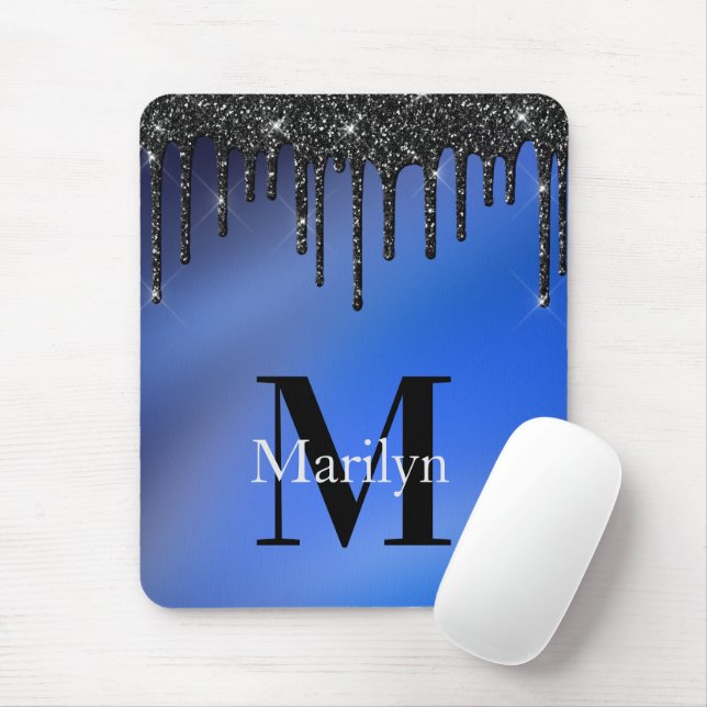 ALFOMBRILLA DE RATÓN DUKE BLUE Y PURPURINA (Con ratón)